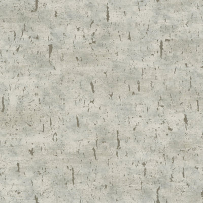 Galerie Earth Collection Beige Textured Cork Effect Metallic Wallpaper Roll