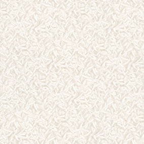 Galerie Earth Collection Beige Textured Leaves Sheen Wallpaper Roll
