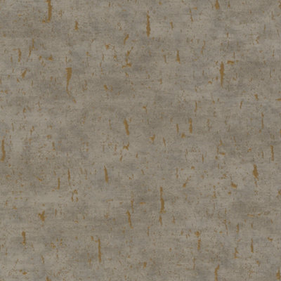 Galerie Earth Collection Gold Textured Cork Effect Metallic Wallpaper Roll