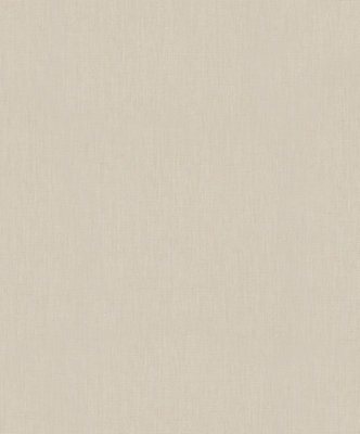 Galerie Eden Collection Beige Linen Effect Wallpaper Roll