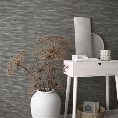 Galerie Eden Collection Bronze Weave Texture Wallpaper Roll