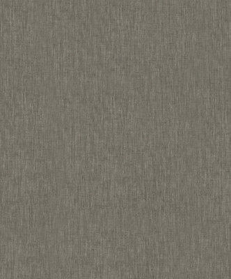 Galerie Eden Collection Dark Grey Linen Effect A4 Wallpaper Sample