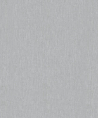 Galerie Eden Collection Grey Linen Effect Wallpaper Roll
