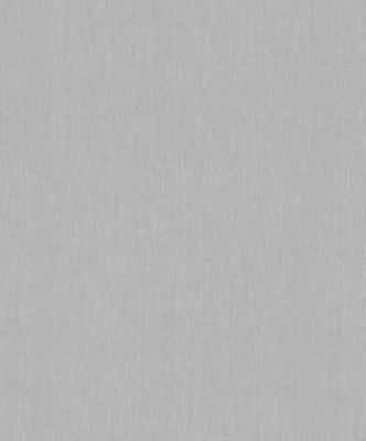 Galerie Eden Collection Grey Linen Effect Wallpaper Roll