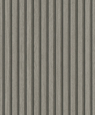 Galerie Eden Collection Grey Wood Stripe Wallpaper Roll
