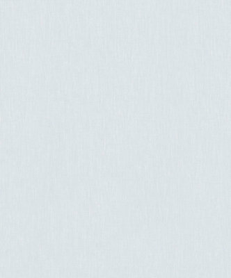 Galerie Eden Collection Light Blue Linen Effect Wallpaper Roll DIY at B&Q