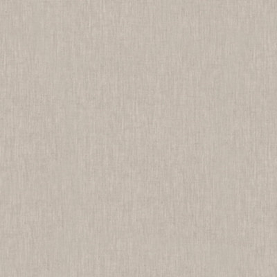 Galerie Eden Collection Mid Grey Linen Effect Wallpaper Roll