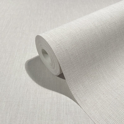 Galerie Eden Collection Pink Linen Effect Wallpaper Roll