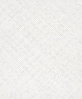 Galerie Eden Collection White Rattan Chevron Effect Wallpaper Roll
