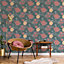Galerie Ekbacka Collection Blue Camille Large Floral Bunch Wallpaper Roll