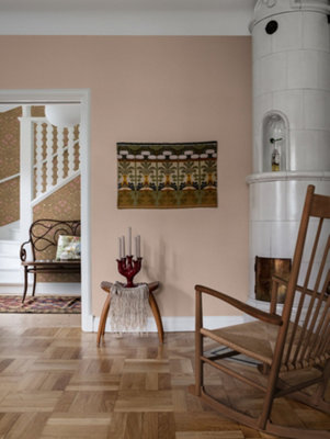 Galerie Ekbacka Collection Pink Rita Traditional Plain Texture Wallpaper Roll