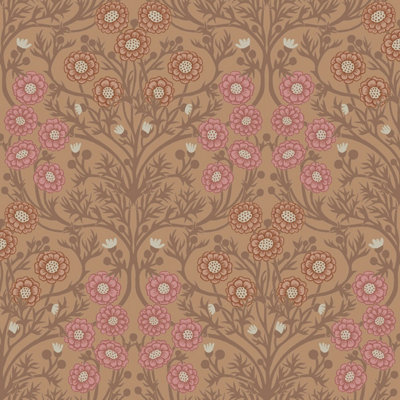 Galerie Ekbacka Collection Yellow Bellis Delicate Floral Trail Wallpaper Roll