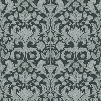 Galerie Elegance Blue Damask Wallpaper DWP0354-05