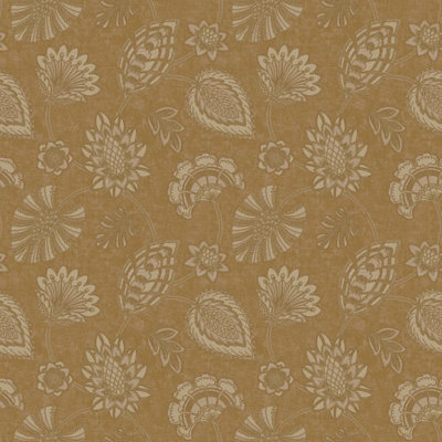 Galerie Elegance Bronze Flower Fan Wallpaper DWP0351-07