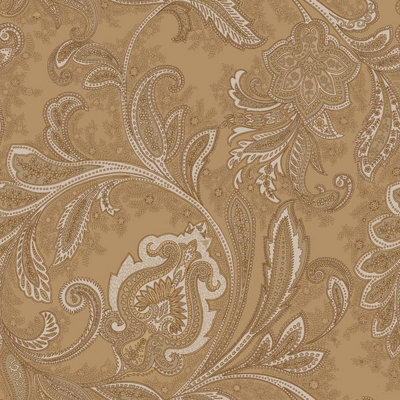 Galerie Elegance Bronze Paisley Wallpaper DWP0355-06