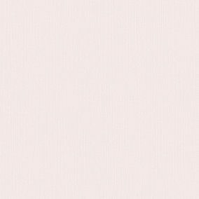 Galerie Elle Decoration Light Blush Pink Plain structure Embossed Wallpaper