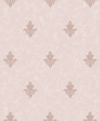 Galerie Emporium Pink Mehndi Motif Embossed Wallpaper