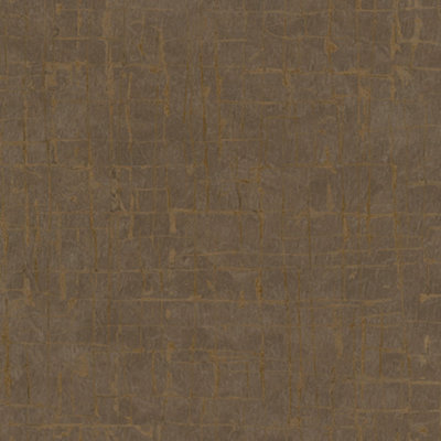 Galerie Energy Collection Bronze Geometric Sheen Stonework Effect Wallpaper Roll