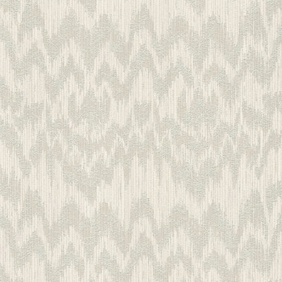 Galerie Escape Beige, Grey, Silver Glitter Chevron Smooth Wallpaper