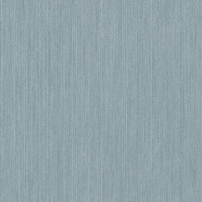 Galerie Escape Blue Textured Stripes Smooth Wallpaper