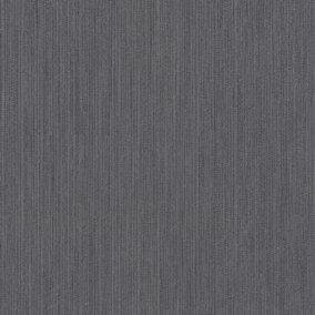Galerie Escape Dark Grey Textured Stripes Smooth Wallpaper