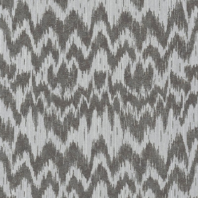 Galerie Escape Grey, Silver, Black Glitter Chevron Smooth Wallpaper