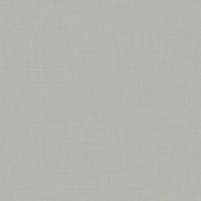 Galerie Escape Grey Textured Weave Smooth Wallpaper