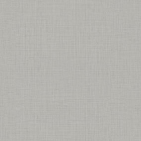 Galerie Escape Grey Textured Weave Smooth Wallpaper