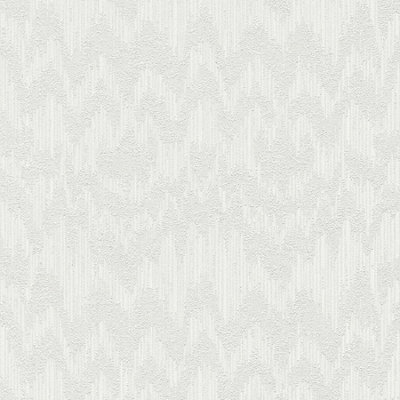 Galerie Escape Silver, Grey, White Glitter Chevron Smooth Wallpaper