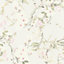 Galerie Escape White, Cream, Green, Pink, Grey Apple Blossom Tree Smooth Wallpaper