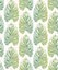 Galerie Evergreen Green Turquoise Leaf Stripe Smooth Wallpaper