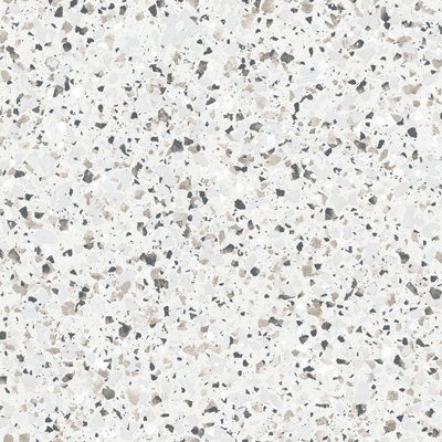 Galerie Evergreen Grey Mica Terrazzo Smooth Wallpaper