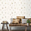 Galerie Evergreen Taupe Botanical Smooth Wallpaper