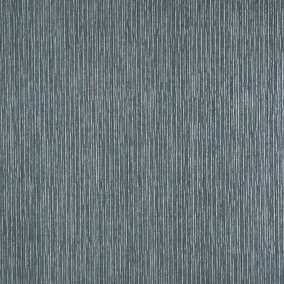 Galerie Feel Blue Metallic Curtain Stripe Wallpaper Roll