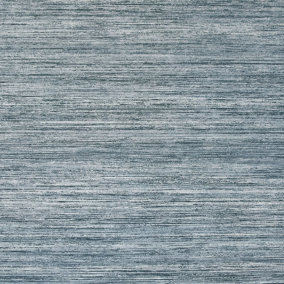 Galerie Feel Blue Shimmer Horizontal Leaf Stripe Wallpaper Roll