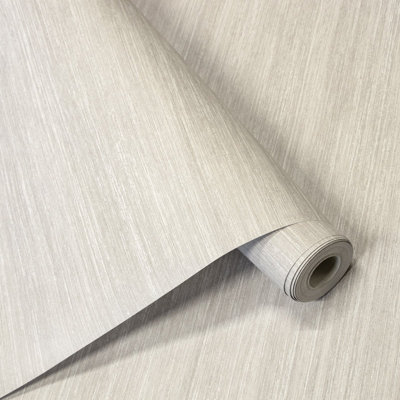 Galerie Feel Flock Plain Texture Cream A4 Wallpaper Sample 64942