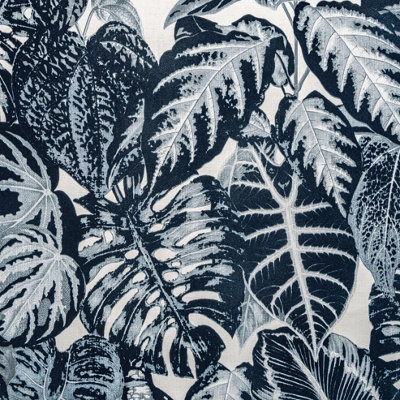 Galerie Feel Flock Tree Leaf Blue Wallpaper 81264