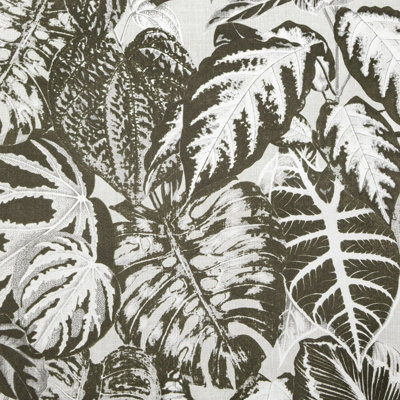 Galerie Feel Flock Tree Leaf Silver Grey A4 Wallpaper Sample 81263