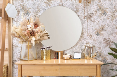 Galerie Flora Bronze Soft Foliage Wallpaper