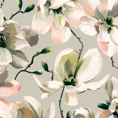 Galerie Flora Cream Cherry Blossom Wallpaper