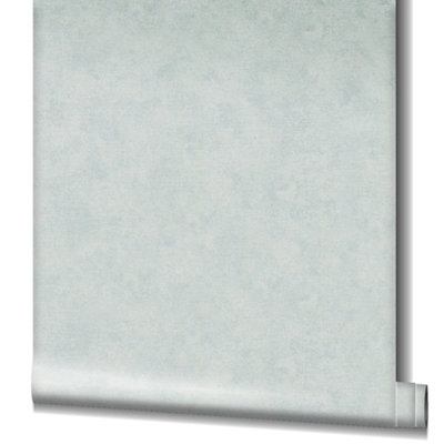 Galerie Flora Grey Plain Texture Lustre Wallpaper