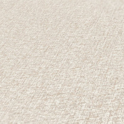 Galerie Flourish Beige Plain Texture Wallpaper FL61146