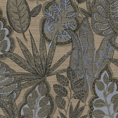 Galerie Flourish Bronze Tree Leaf Wallpaper FL61115