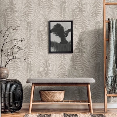 Galerie Flourish Bronze Tree Leaf Wallpaper FL61120