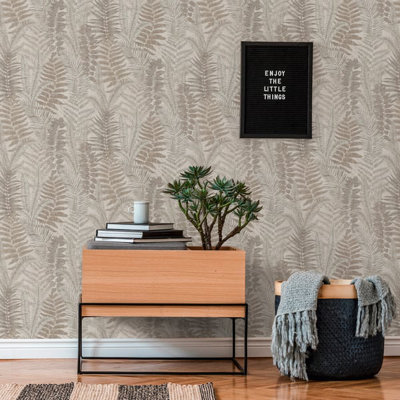Galerie Flourish Bronze Tree Leaf Wallpaper FL61120