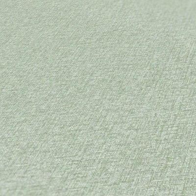 Galerie Flourish Green Plain Texture Wallpaper FL61150