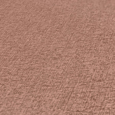 Galerie Flourish Orange Plain Texture Wallpaper FL61154