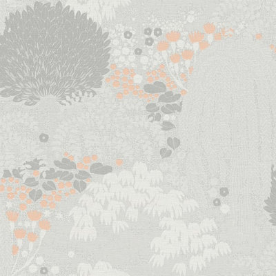 Galerie Flourish Silver Floral Wallpaper FL61130