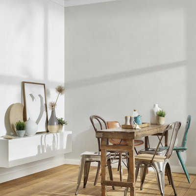 Galerie Flourish Silver Plain Texture Wallpaper FL61138