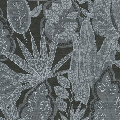 Galerie Flourish Silver Tree Leaf Wallpaper FL61111